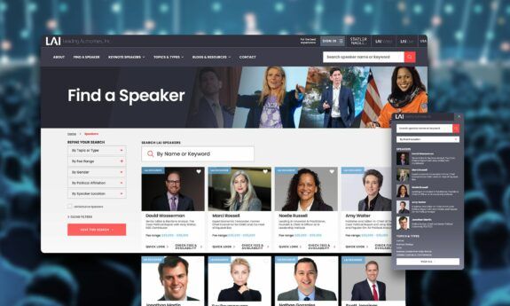 Laispeakers industry page slider