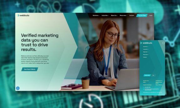 Webbula industry page slider